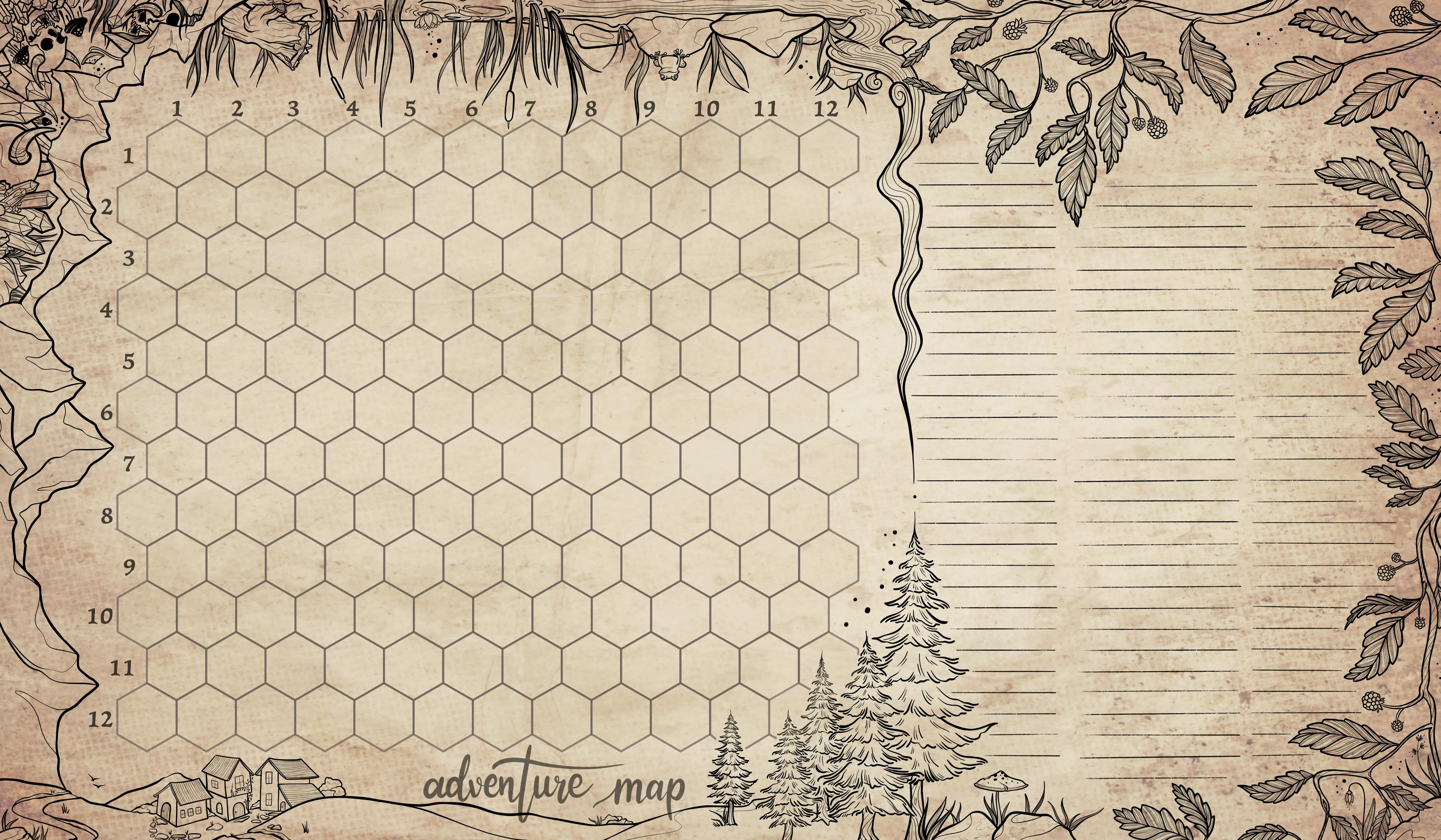 The Map of the Adventure Deck